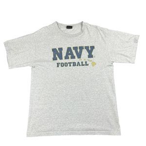 Kulanui Hawaii Navy Football T Shirt Adult Medium M Island Graphic Gray Tee